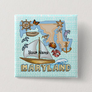 Maryland 15 cm square badge