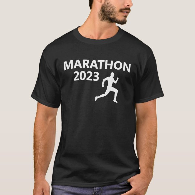 Maryland 2023 Marathon Baltimore Annapolis City 26 T-Shirt (Front)
