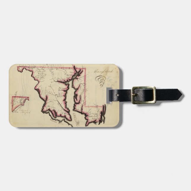 Maryland 3 luggage tag (Front Horizontal)