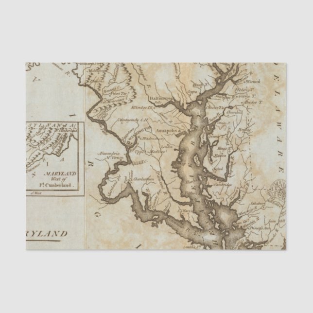 Maryland 4 tissue paper (Front)