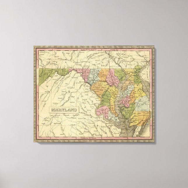 Maryland 6 canvas print (Front)