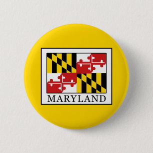 Maryland 6 Cm Round Badge