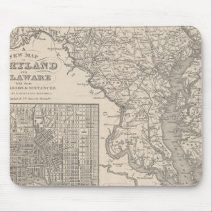 Maryland and Delaware Mouse Mat