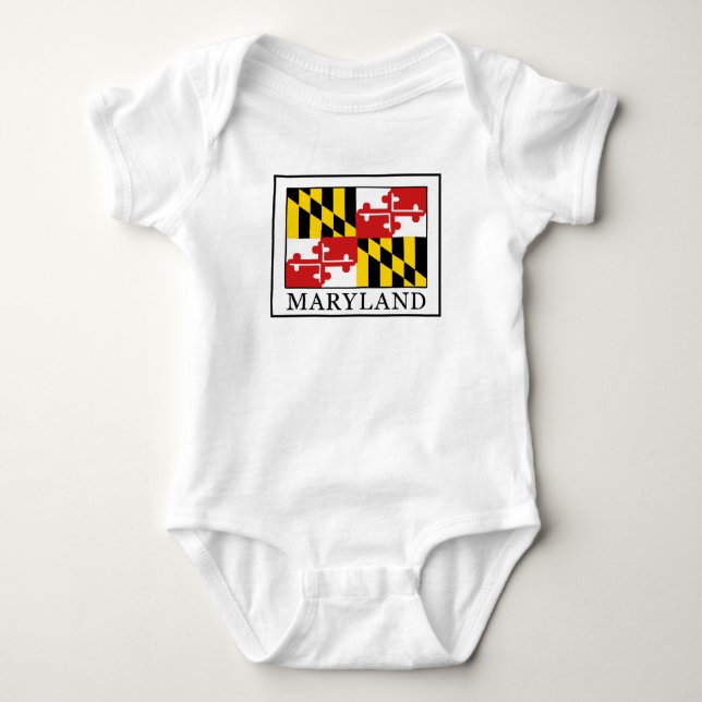 Maryland Baby Bodysuit (Front)