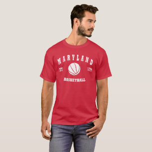 Maryland Basketball Retro Logo T-Shirt