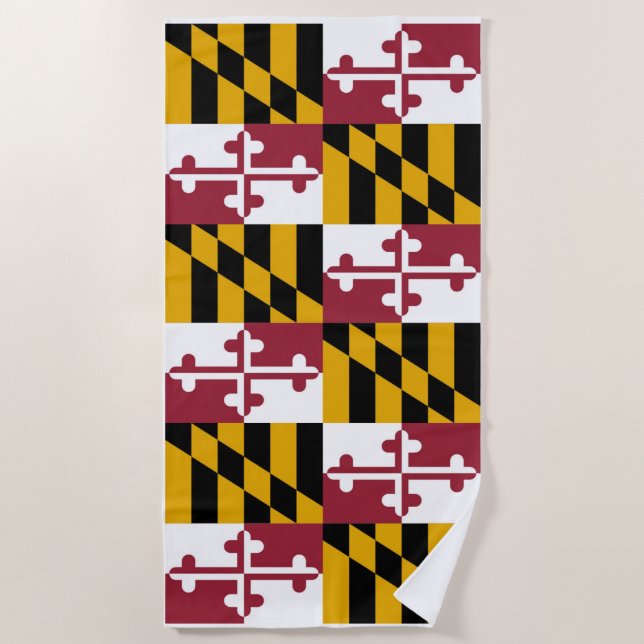 Maryland Beach Towel (Front)