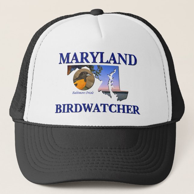 Maryland Birdwatcher Trucker Hat (Front)