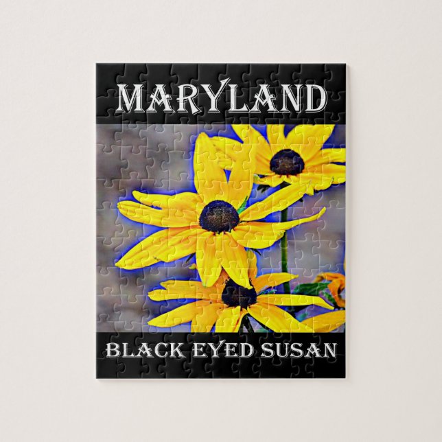 Maryland Black Eyed Susan Jigsaw Puzzle (Vertical)