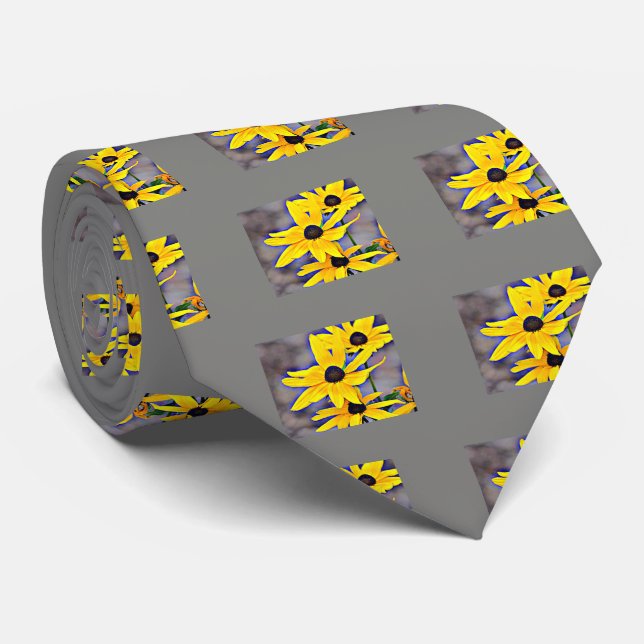 Maryland Black Eyed Susan Tie (Rolled)