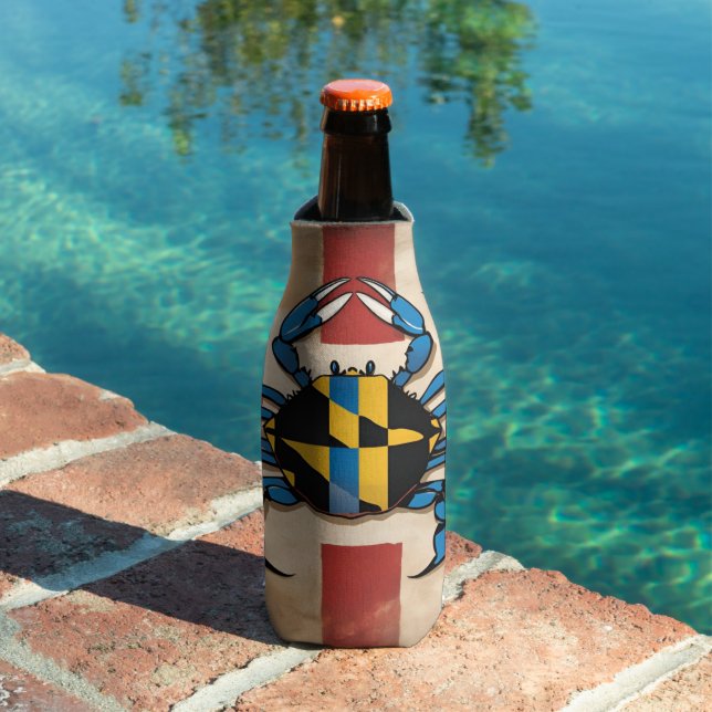 Maryland Blue Crab Bottle Cooler (In Situ Pool)