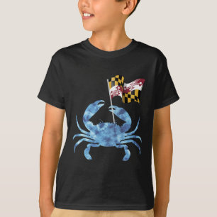 Maryland Blue Crab Flag Of Maryland Family Vacatio T-Shirt