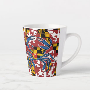 Maryland Blue Crab Latte Mug