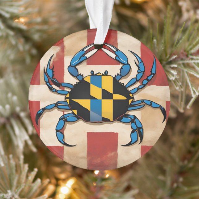 Maryland Blue Crab Ornament (Tree)