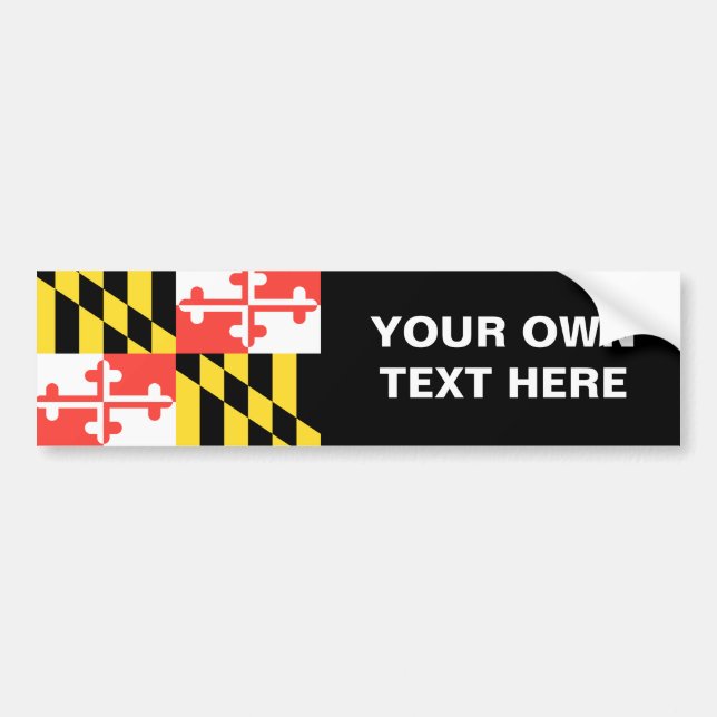 MARYLAND BUMPER STICKER (Front)