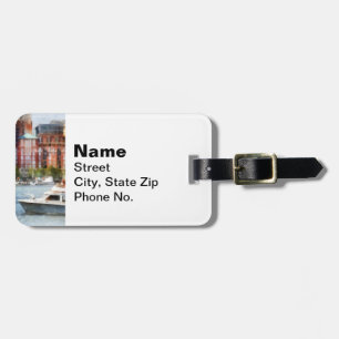 Maryland - Cabin Cruiser by Baltimore Skyline Luggage Tag