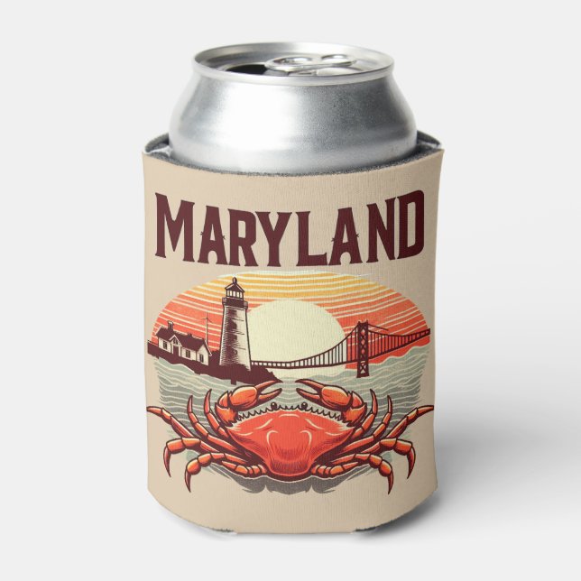 Maryland Can Cooler (Can Front)