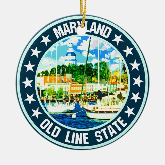 Maryland                                           ceramic tree decoration (Front)