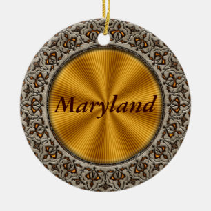 Maryland Ceramic Tree Decoration