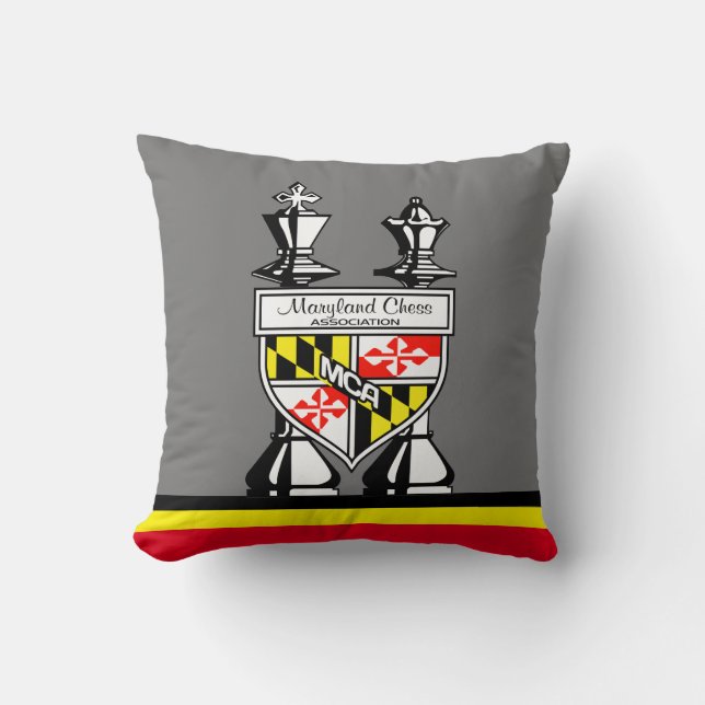 MARYLAND CHESS CUSHION (Front)