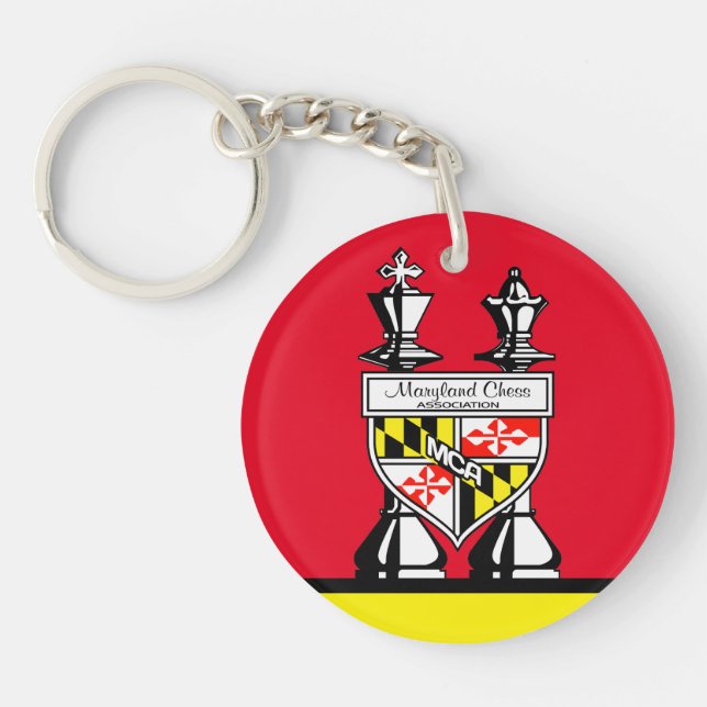 MARYLAND CHESS KEY RING (Front)