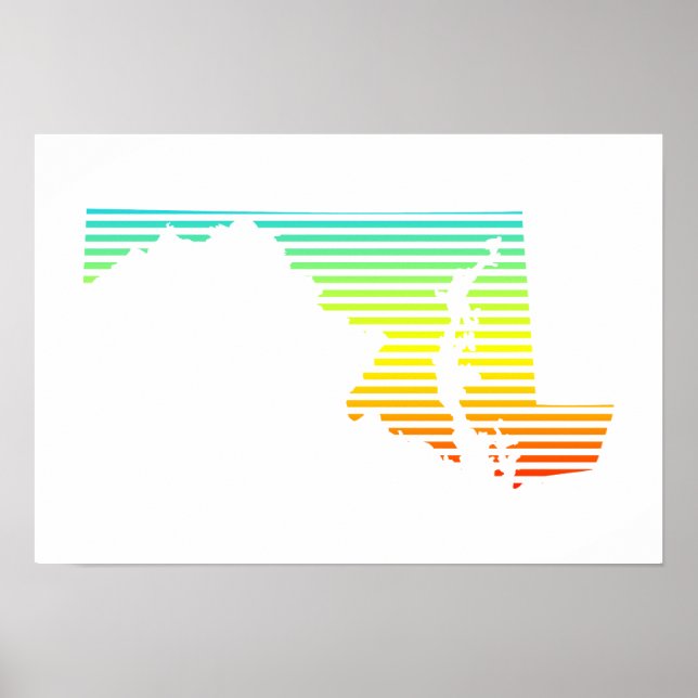 maryland chill fade poster (Front)