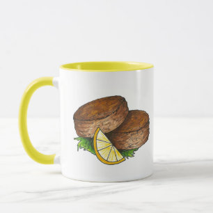 Maryland Crab Cakes Crabcakes w/ Lemon Seafood Mug