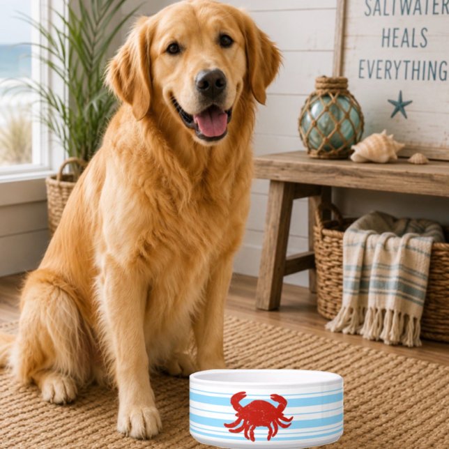 Maryland Crab Ceramic Pet Bowl (Creator Uploaded)