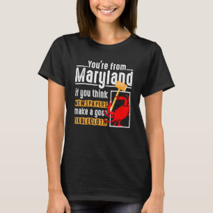 Maryland Crab Chesapeake Bay Blue Crab Men Women T-Shirt