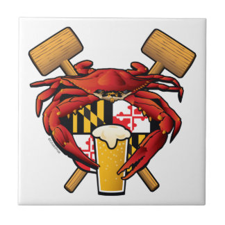 Maryland Crab Feast Crest Tile