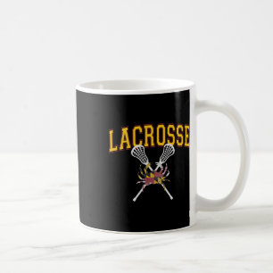 Maryland Crab Lacrosse Crossed Sticks Lax Md Flag Coffee Mug