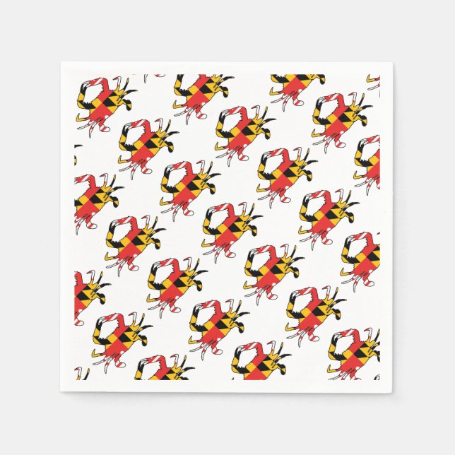 Maryland Crab Napkin (Front)