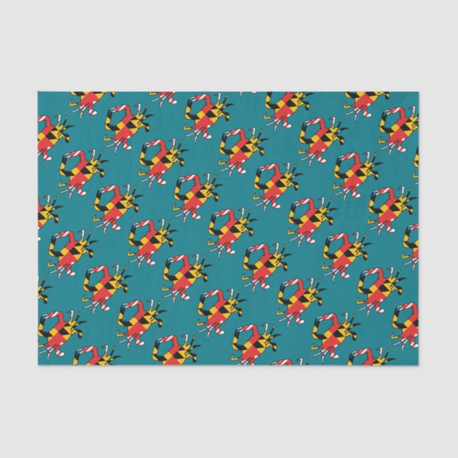 Maryland Crab Tissue Paper (Front)