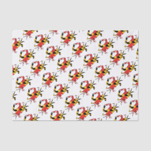Maryland Crab Tissue Paper