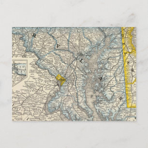 Maryland, DC, and Delaware Postcard