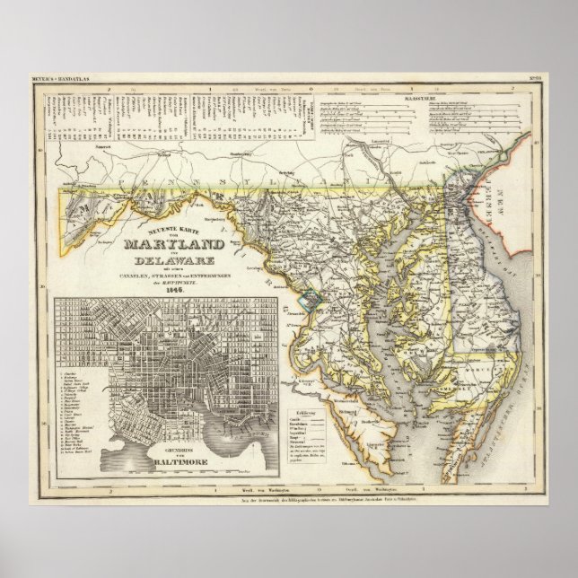 Maryland, Delaware Poster (Front)