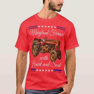 Maryland Farmer Retro  T-Shirt