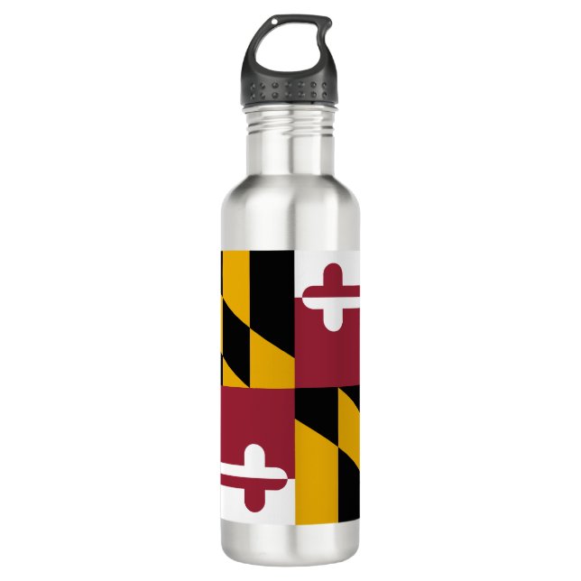 Maryland Flag 710 Ml Water Bottle (Front)