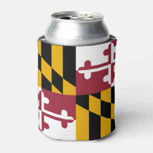 Maryland flag, American state flag Can Cooler
