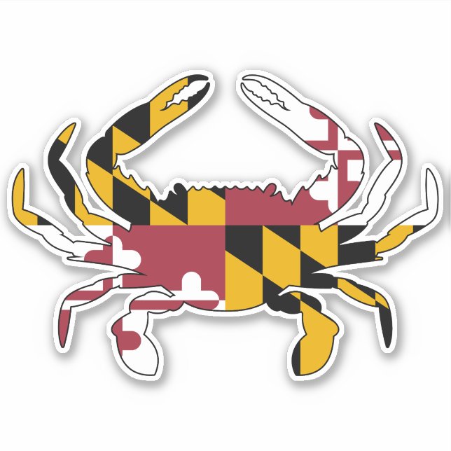Maryland Flag Blue Crab (Front)