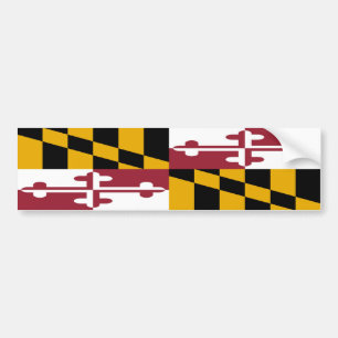 Maryland Flag Bumper Sticker