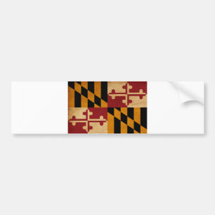 Maryland Flag Bumper Sticker