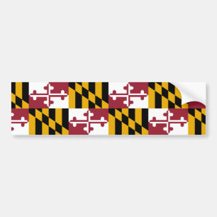 Maryland Flag Bumper Sticker