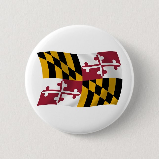 Maryland Flag Button (Front)