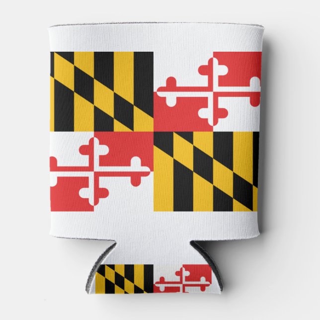 Maryland Flag Can Cooler (Front)