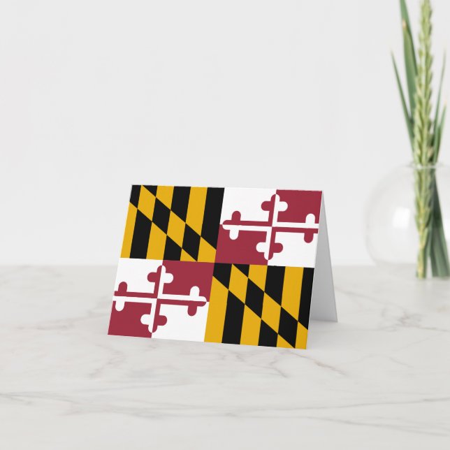 Maryland Flag Card (Front)