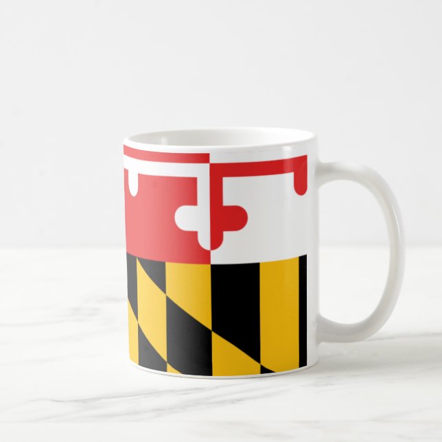 Maryland Flag Coffee Mug (Right)