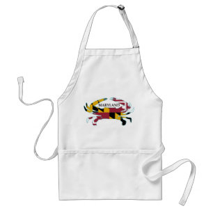Maryland Flag Crab Apron