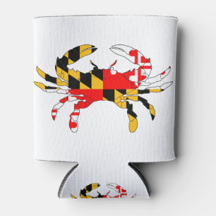Maryland Flag Crab Can Cooler
