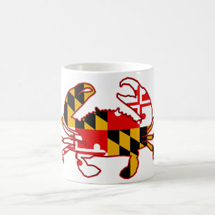 Maryland Flag Crab Coffee Mug
