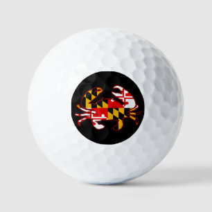 Maryland Flag Crab Golf Balls